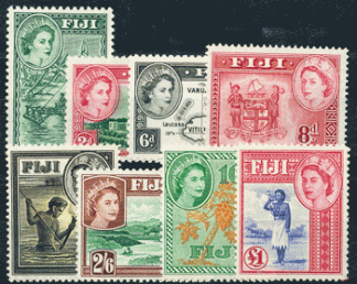 FIJI 1954 - ELISABETTA II