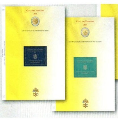 FOGLI PER 2 EURO COMMEMORATIVI VATICANO 2004 -2022- ABAFIL - immagine 4