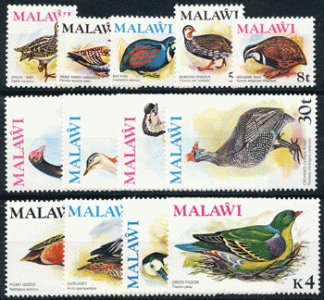 MALAWI 1975 - UCCELLI