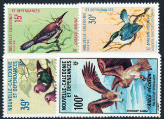 NUOVA CALEDONIA 1970 - UCCELLI
