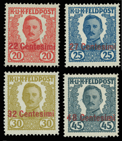 1918 OCC. AUSTRIACA FRIULI 20/33 SOPR. NUOVI INTEGRI