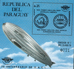 PARAGUAY 1979 - FOGLIETTO ZEPPELIN