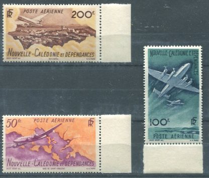 NUOVA CALEDONIA 1948 AEREI YV.A61/63
