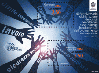 2014 FOGLIETTO 40° ANNIV. DICHIARAZIONE DIRITTI