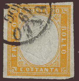 1861-1863 (010) REGNO n. 17Da USATO