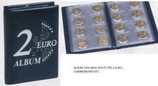 ALBUM TASCABILE ROUTE PER I 2 EURO COMMEMORATIVI