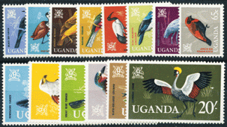 1965 - Uganda - Uccelli