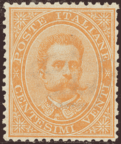 1879 (04) UMBERTO I N. 39 LINGUELLATO