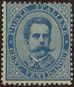 1879 (06) UMBERTO I N. 40 LINGUELLATO