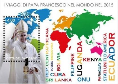 2016 FOGLIETTO PAPA FRANCESCO VIAGGI