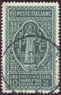 1929 (1) MONTECASSINO USATO