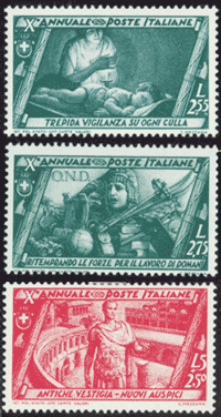1932 (5) DECENNALE MARCIA ROMA LINGUELLATA