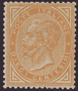 1863 - Vittorio Emanuele II N. T17 INTEGRO