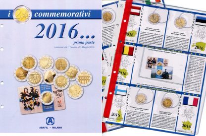 FOGLI PER 2 EURO COMMEMORATIVI - ABAFIL - immagine 4