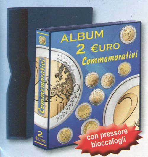 ALBUM 2 EURO COMMEMORATIVI CON CUSTODIA - ABAFIL - RomanPhil - Filatelia,  numismatica Roma Vaticano