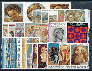 1975 (ANN. CPL) Francobolli San Marino 1975