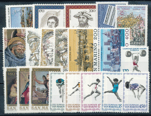 1980 (ANN. CPL) Francobolli San Marino 1980