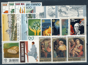 1981 (ANN. CPL) Francobolli San Marino 1981
