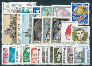 1982 (ANN. CPL) Francobolli San Marino 1982