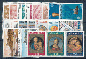 1983 (ANN. CPL) Francobolli San Marino 1983