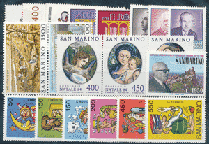 1984 (ANN. CPL) Francobolli San Marino 1984