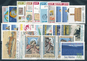 1988 (ANN. CPL) Francobolli San Marino 1988