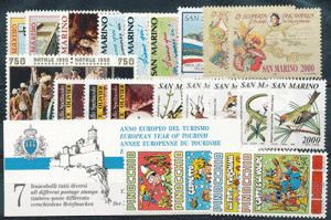 1990 (ANN. CPL) Francobolli San Marino 1990