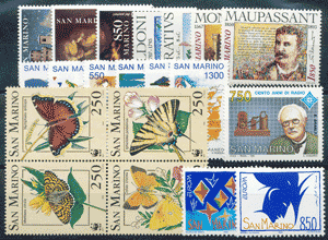 1993 (ANN. CPL) Francobolli San Marino 1993