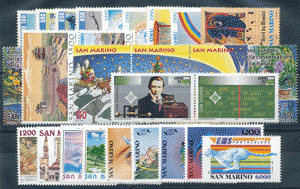 1995 (ANN. CPL) Francobolli San Marino 1995