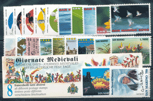 1996 (ANN. CPL) Francobolli San Marino 1996