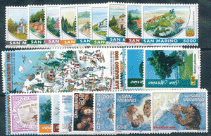 1997 (ANN. CPL) Francobolli San Marino 1997