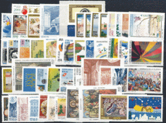 2001 (ANN. CPL) Francobolli Italia 2001
