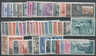 1955 (ANN. CPL) Francobolli Italia 1955
