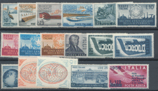1956 (ANN. CPL) Francobolli Italia 1956