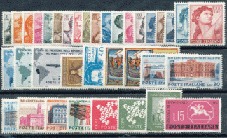 1961 (ANN. CPL) Francobolli Italia 1961
