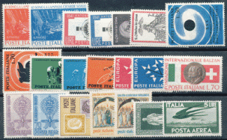 1962 (ANN. CPL) Francobolli Italia 1962