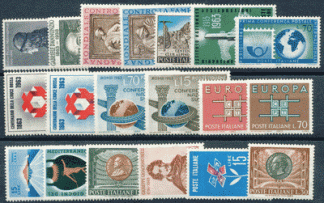 1963 (ANN. CPL) Francobolli Italia 1963
