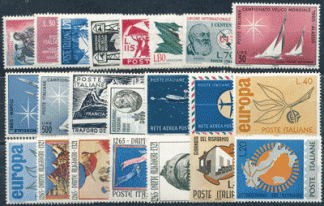 1965 (ANN. CPL) Francobolli Italia 1965