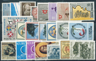 1966 (ANN. CPL) Francobolli Italia 1966