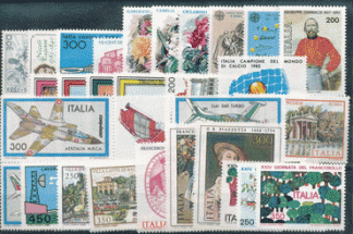 1982 (ANN. CPL) Francobolli Italia 1982