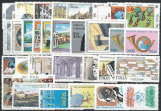 1989 (ANN. CPL) Francobolli Italia 1989