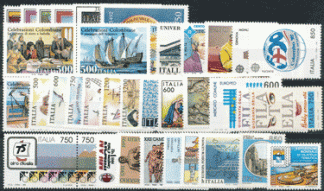 1992 (ANN. CPL) Francobolli Italia 1992