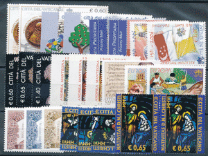 <b>2006 </b> (ANN.CPL) Francobolli Vaticano - Pontificato di Benedetto XVI