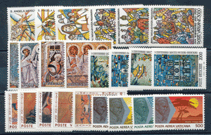 <b>1990 </b> (ANN.CPL) Francobolli Vaticano  - Pontificato di G. Paolo II