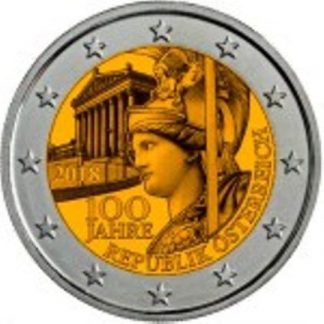 2018  AUSTRIA - 100° ANNIVERSARIO REPUBBLICA