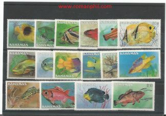 BAHAMAS 1986-1987 PESCI