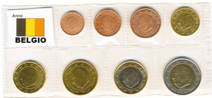 2012 BELGIO BLISTER