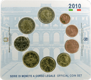 2010 Divisionale Euro Italia  - 9 Valori