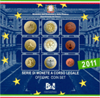 2011 Divisionale Euro Italia  - 9 Valori