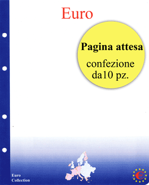 PAGINA ATTESA NEUTRA PER SERIE DIVISIONALI - CONFEZIONE DA 10 FOGLI
